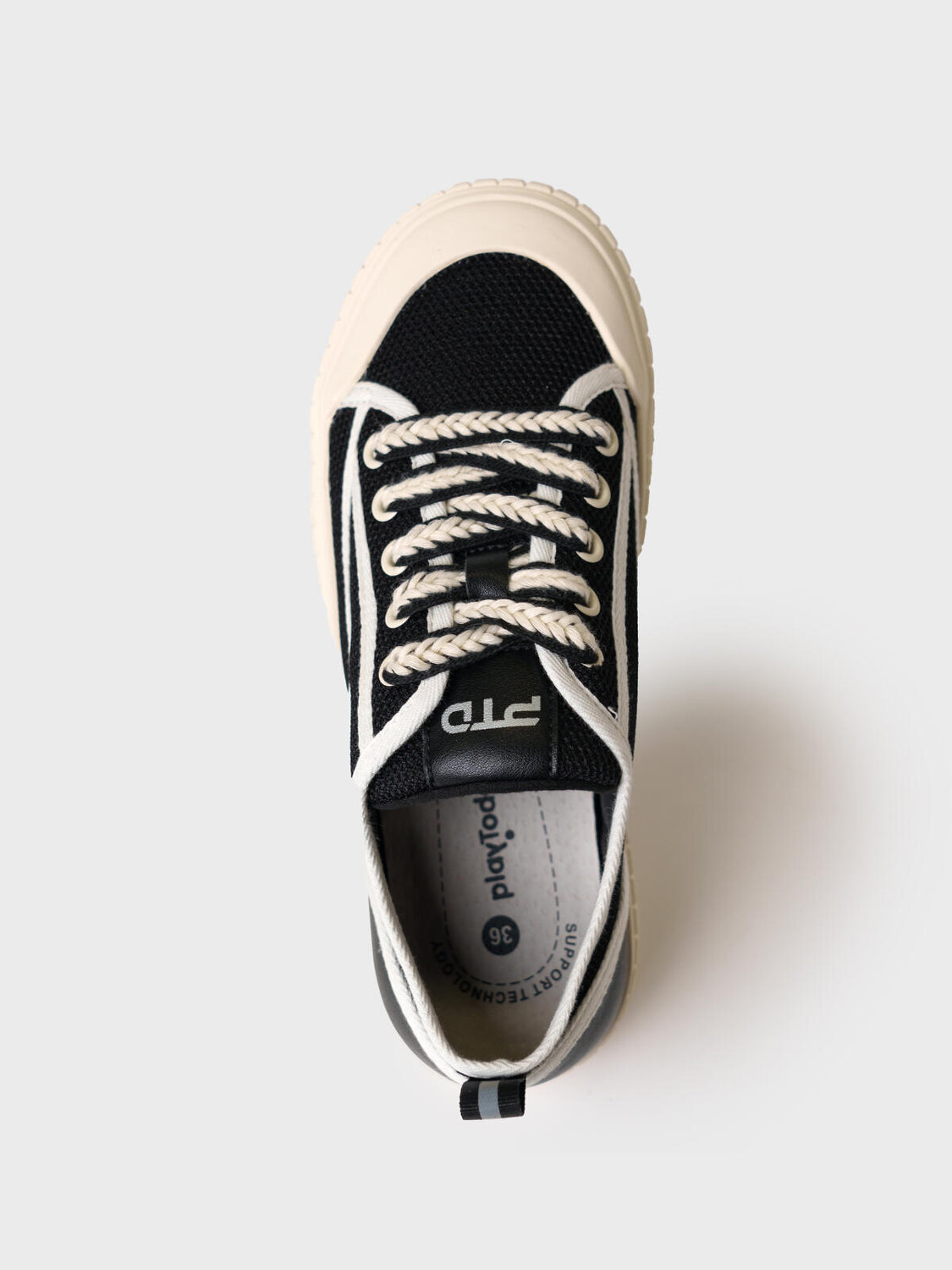 PLAYTODAY Полуботинки 586575 12621897 черный,белый