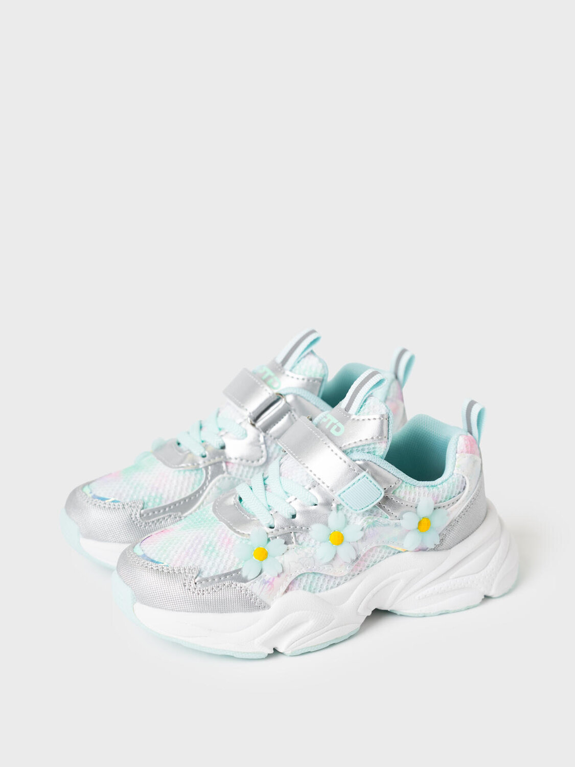 PLAYTODAY Полуботинки 586577 12622765 бирюзовый,серебряный