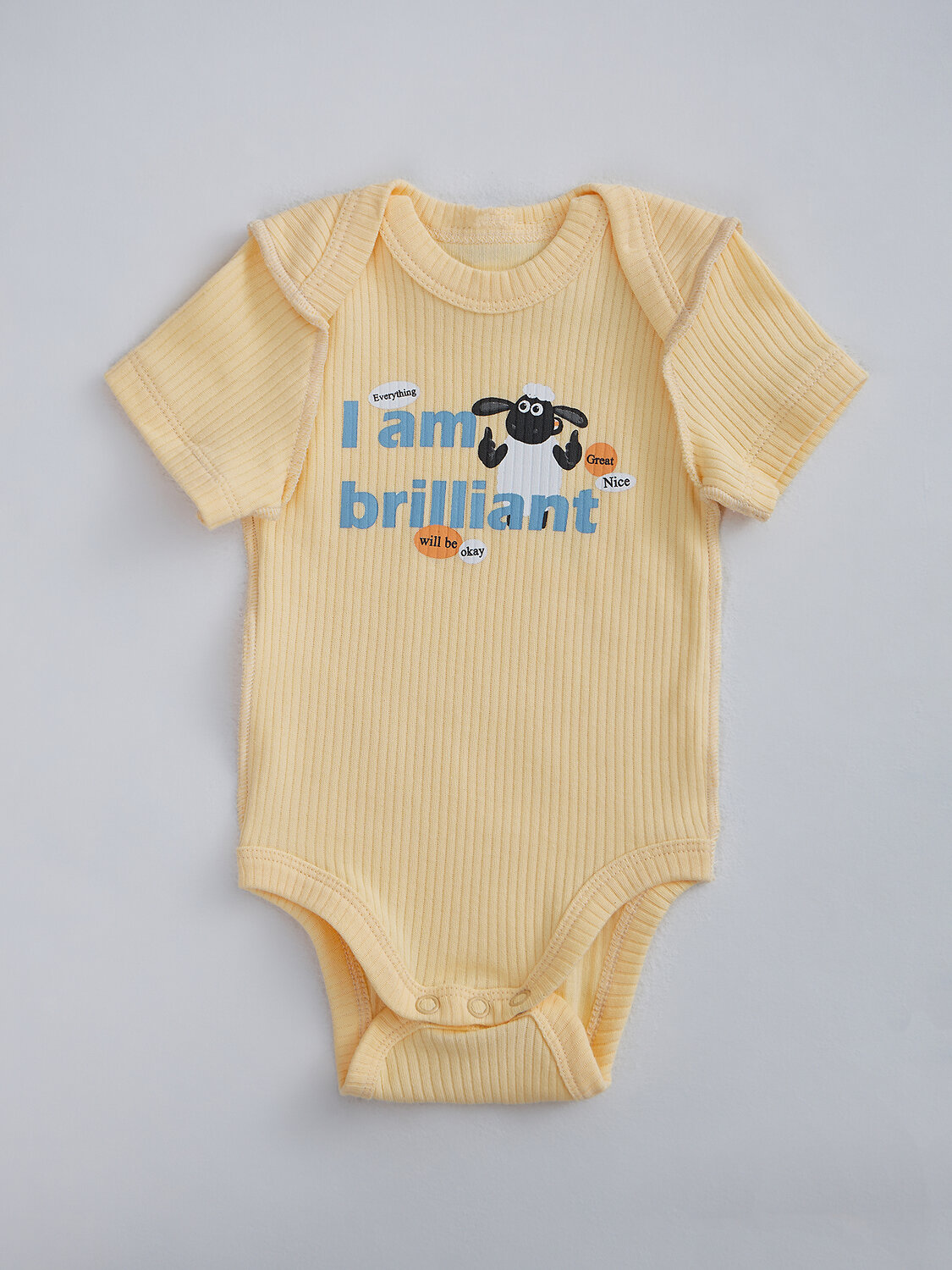 MARK FORMELLE Боди детское 586619 13015-1-2 абрикосовый щербет +звездочки на сером