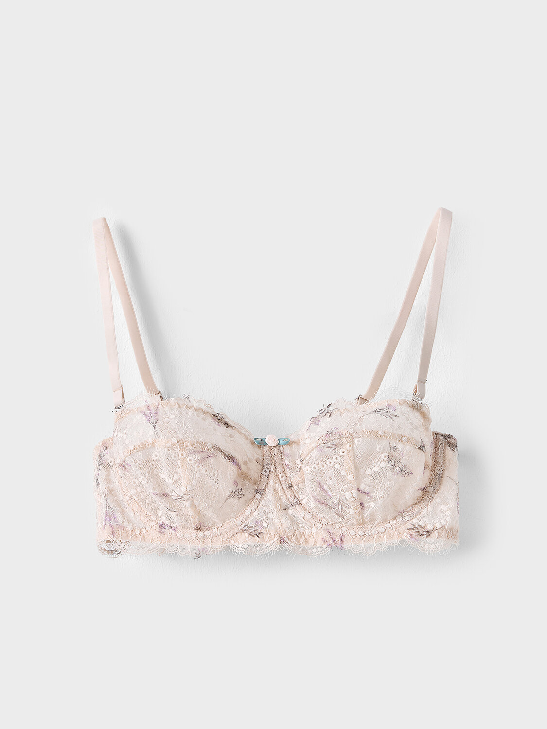 MARK FORMELLE Бюстгальтер 586654 512820 цветы лаванды на жемчужном
