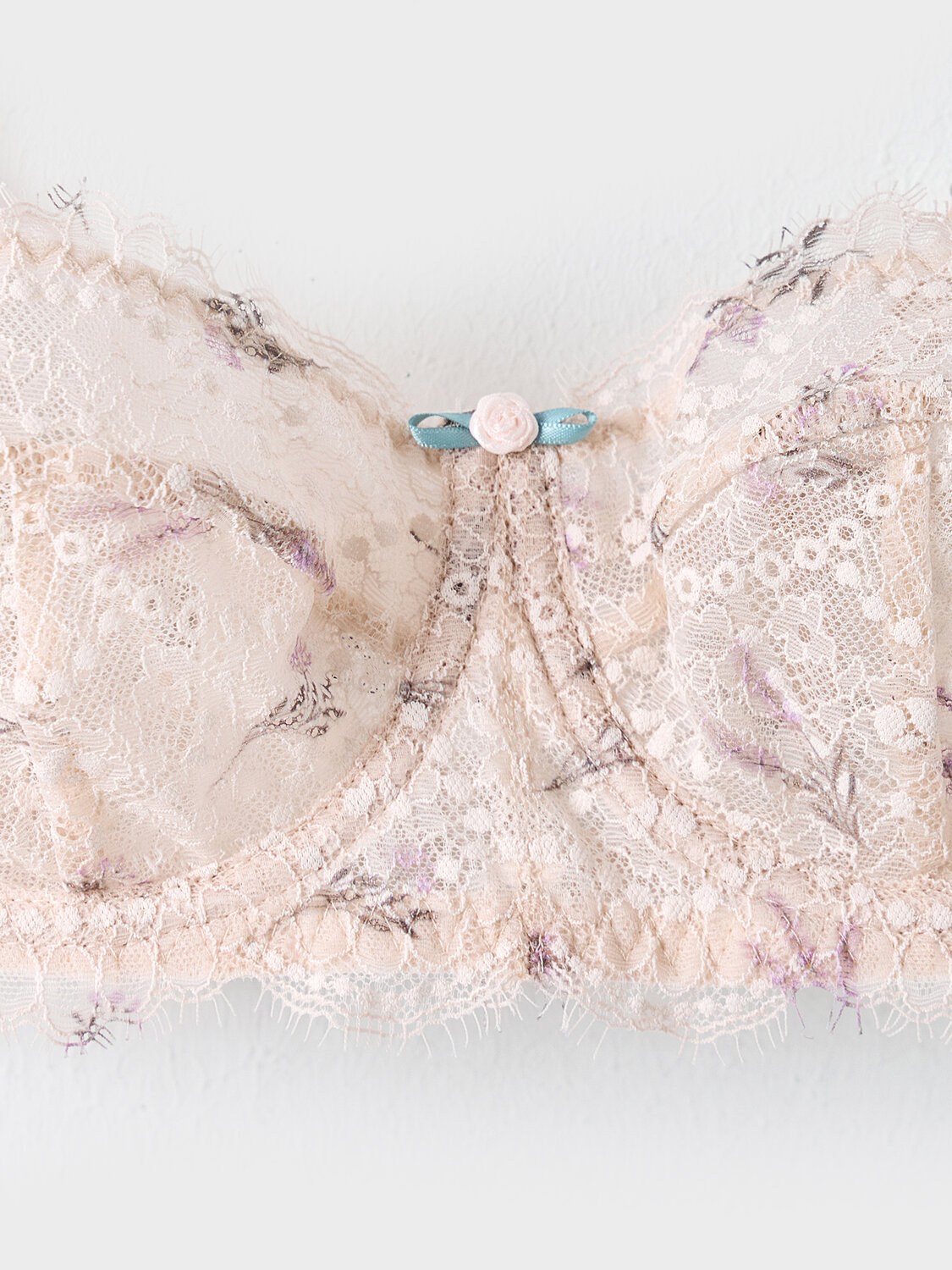 MARK FORMELLE Бюстгальтер 586654 512820 цветы лаванды на жемчужном