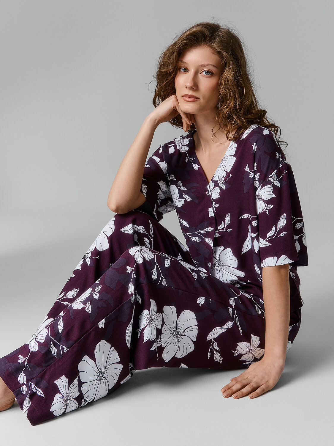 MARK FORMELLE Костюм 586707 592494-1 цветы на винном