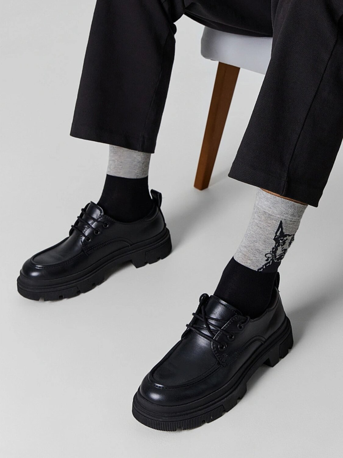 MARK FORMELLE Мужские носки 586748 017K-3492 серый меланж