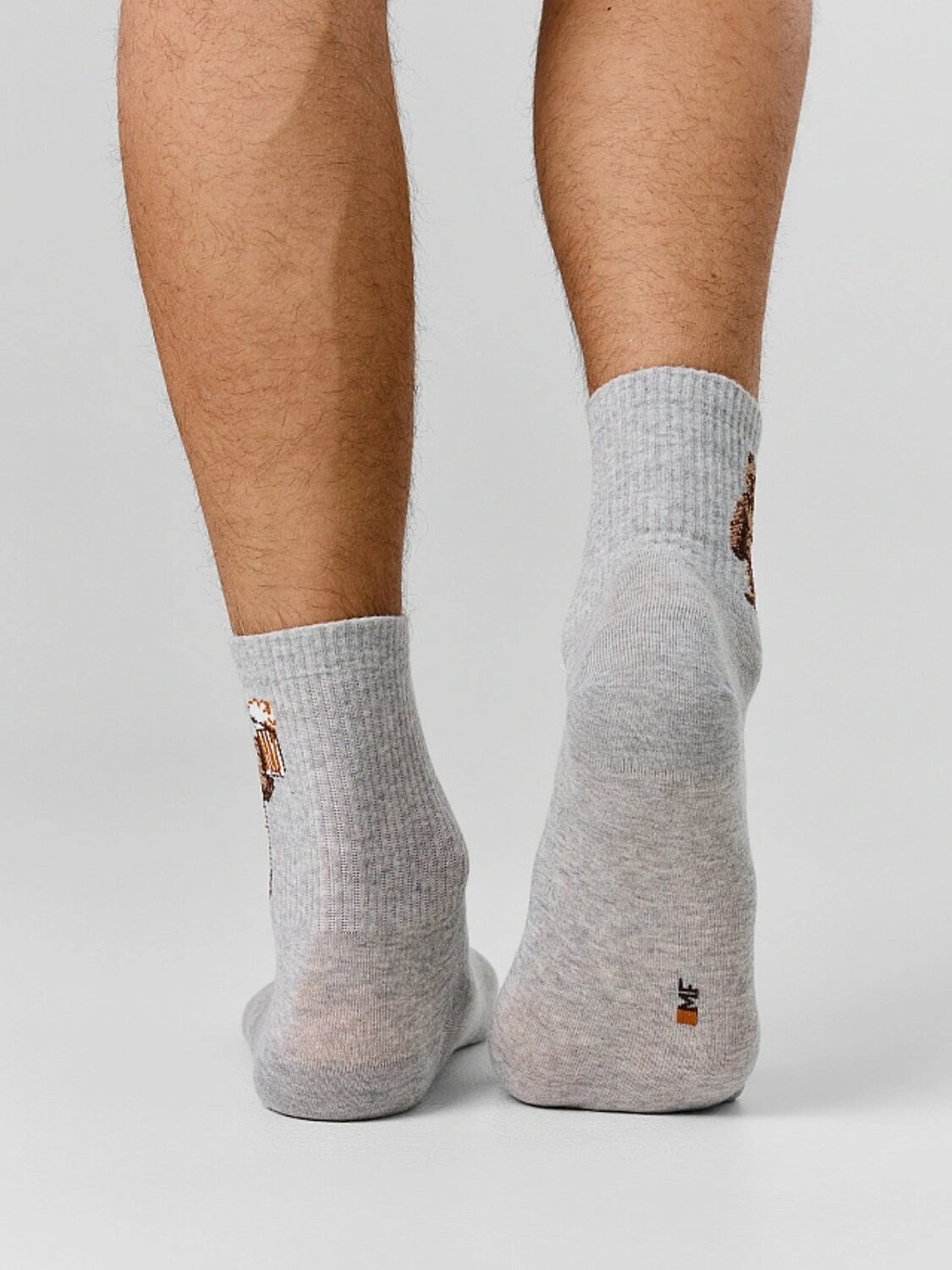 MARK FORMELLE Мужские носки 586752 106K-3554 серый меланж