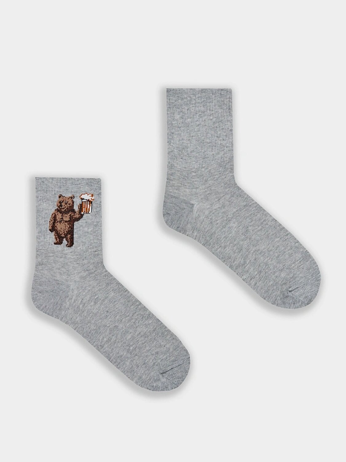 MARK FORMELLE Мужские носки 586752 106K-3554 серый меланж