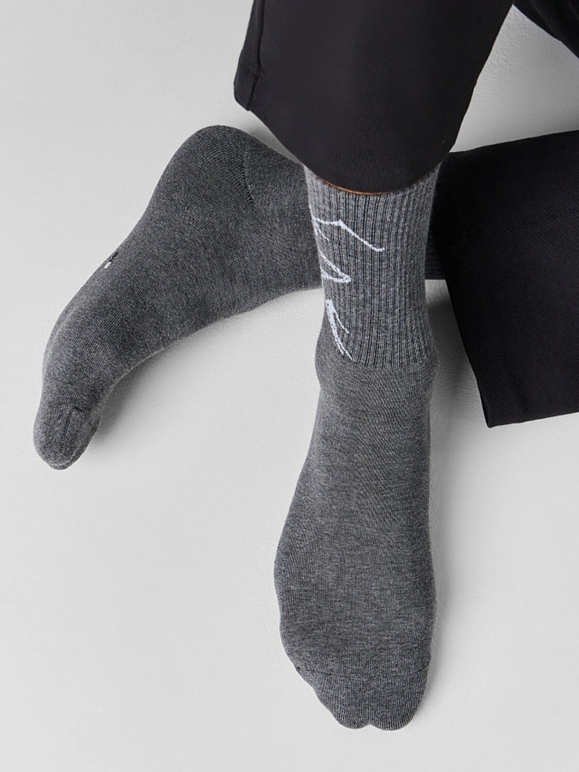 MARK FORMELLE Мужские носки 586753 140K-3349 т.серый меланж