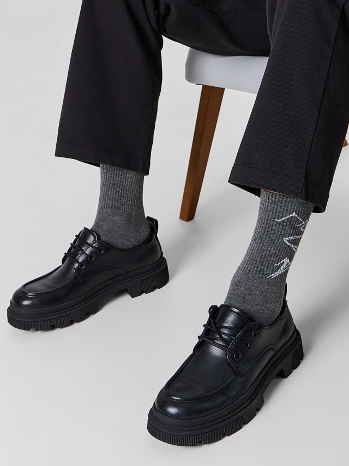 MARK FORMELLE Мужские носки 586753 140K-3349 т.серый меланж