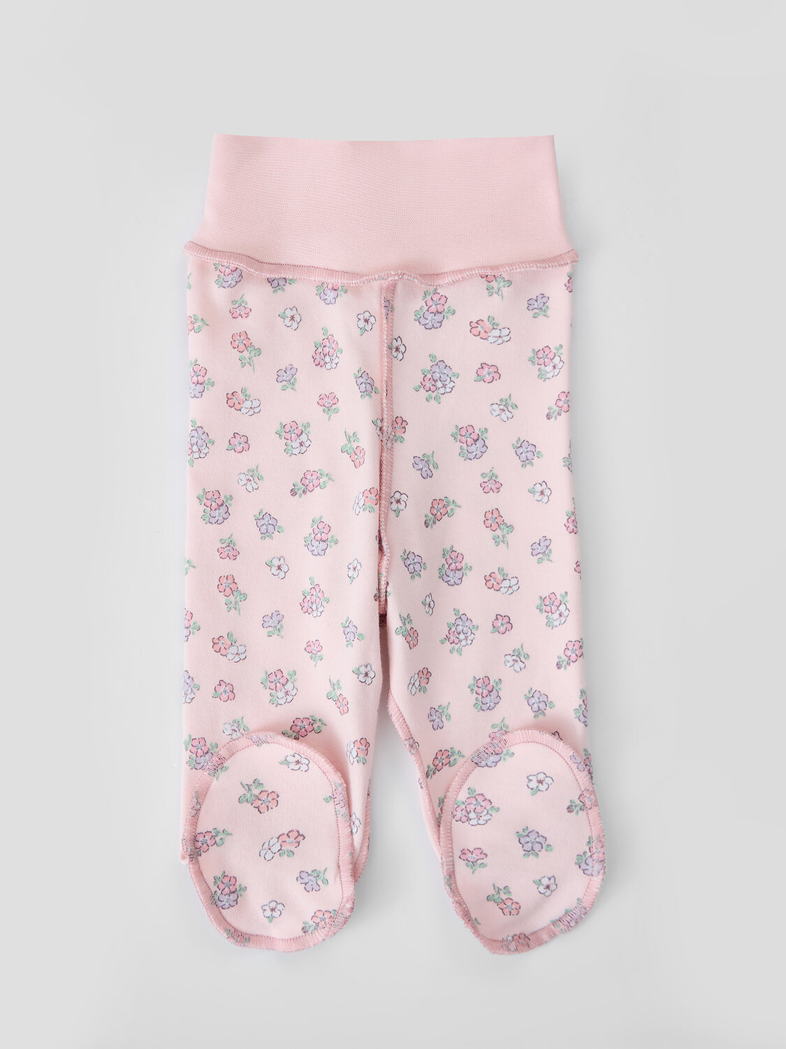 MARK FORMELLE Ползунки 586765 85117-1-3 котики с цветами на молочном +мята +цветочки на розовом