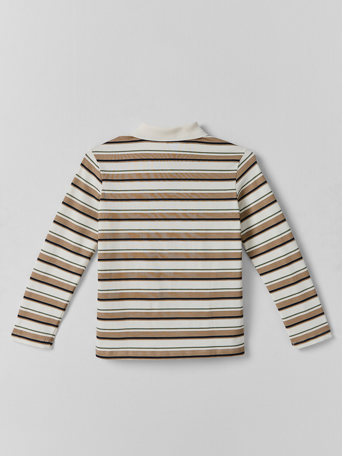 MARK FORMELLE Поло 586769 123493 бежевая полоска на св.молочном