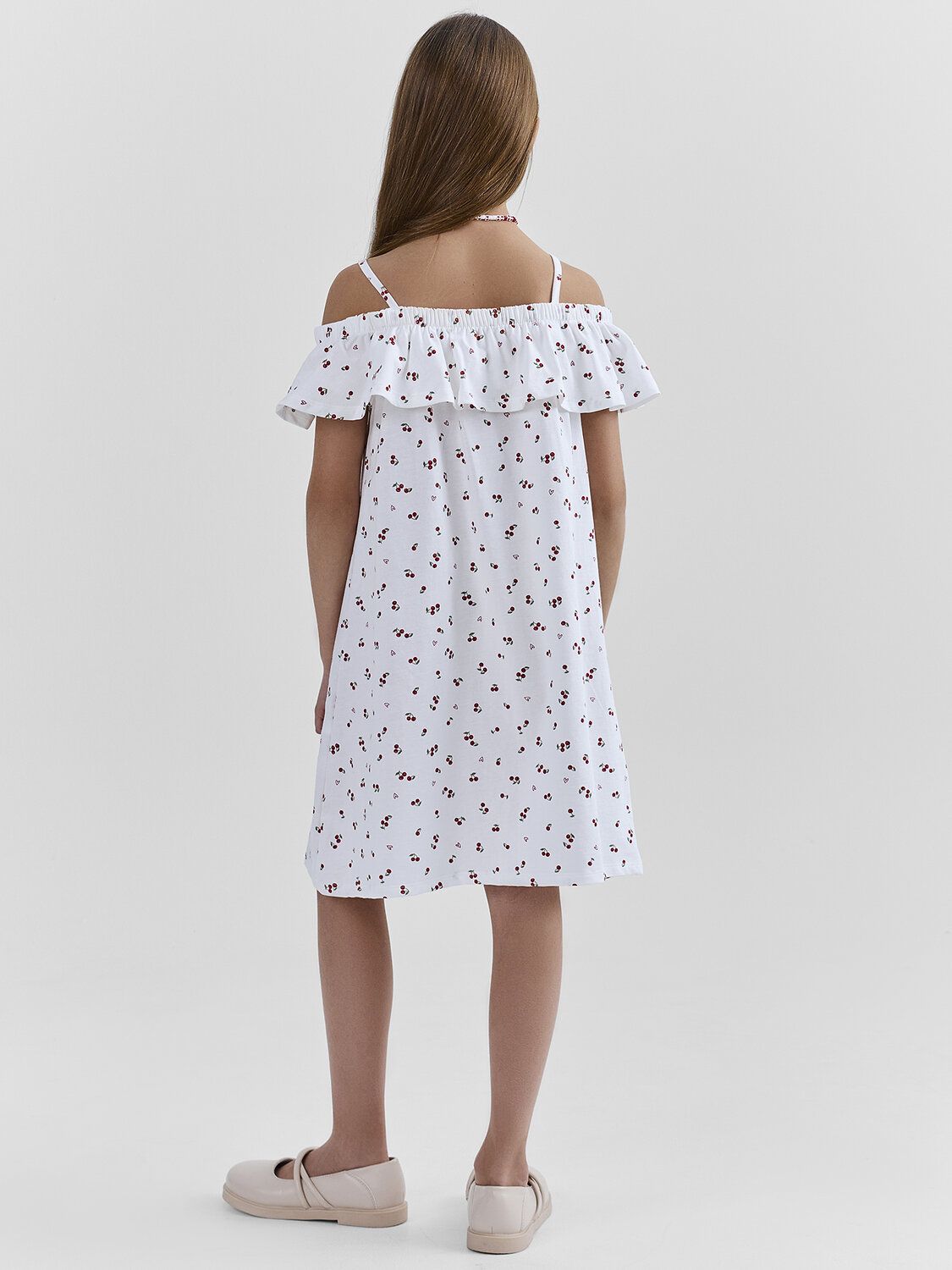 MARK FORMELLE Сарафан 586773 177732 вишенки на белом