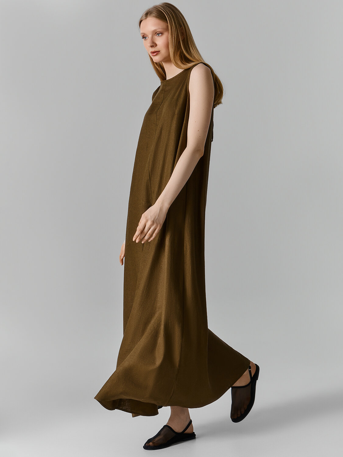 MARK FORMELLE Сарафан 586775 154041 темная олива