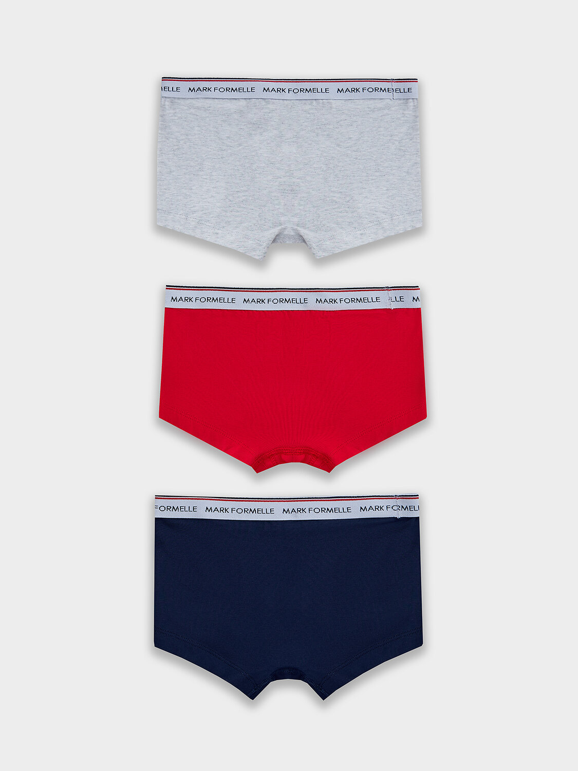 MARK FORMELLE Трусы 586805 413354-3 море +серый меланж+огненный красный