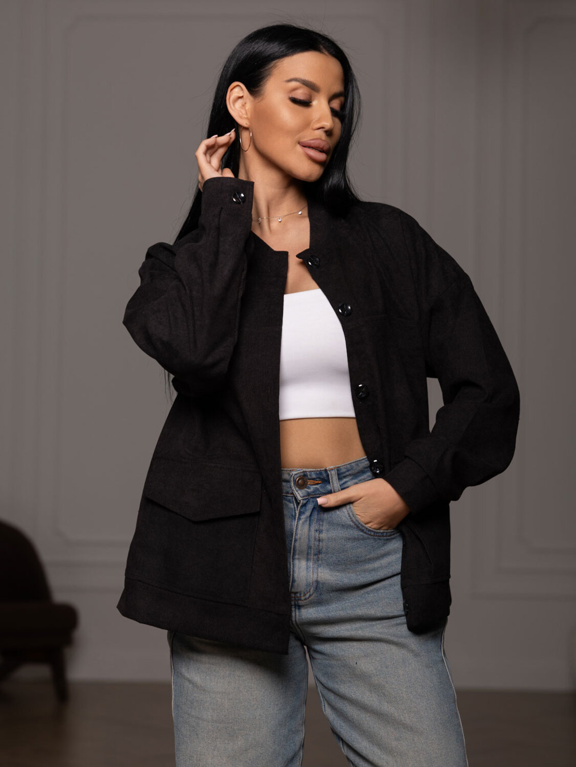 Текс-плюс Бомбер 586812 00-00247022 Черный