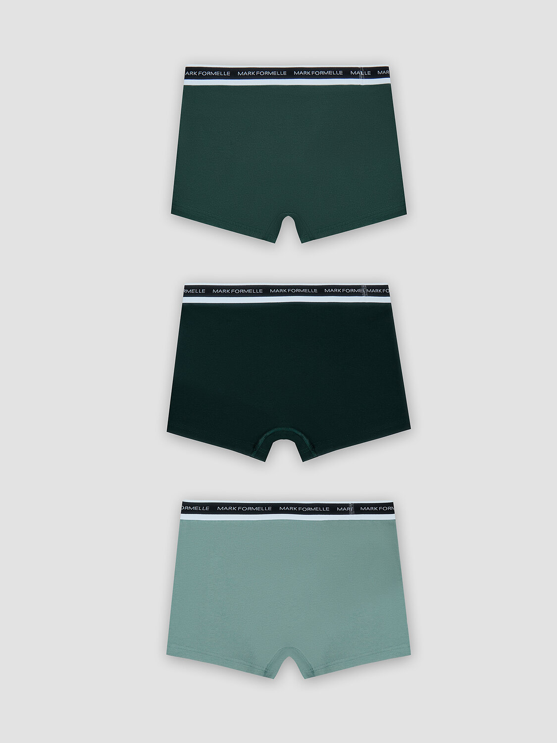 MARK FORMELLE Трусы 586867 411228-3 зеленая пастель +хвойный лес +зеленый бархат
