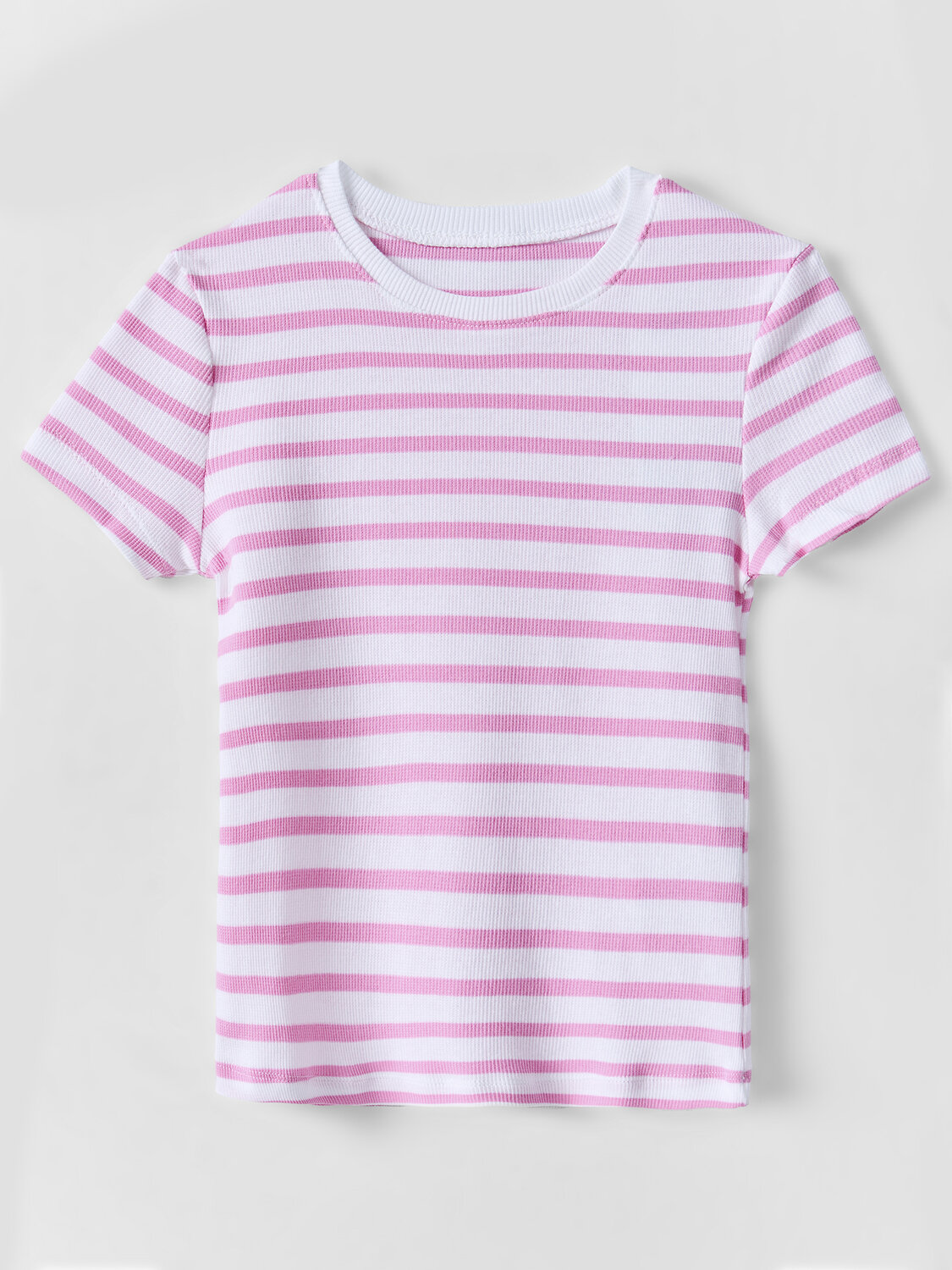 MARK FORMELLE Футболка 586872 117912 розовая полоска на белом