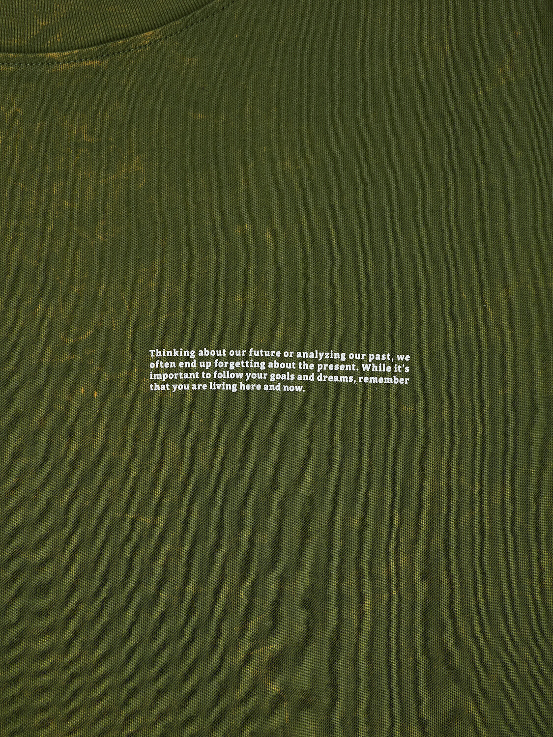 MARK FORMELLE Футболка 586891 111883 ACID WASH т.зеленый +печать