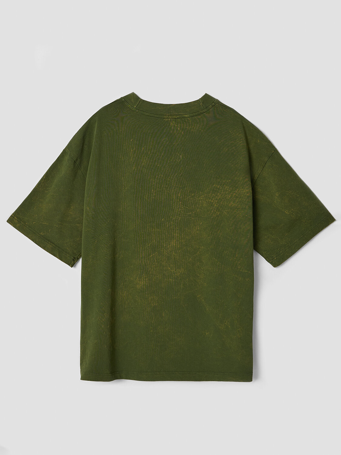 MARK FORMELLE Футболка 586891 111883 ACID WASH т.зеленый +печать