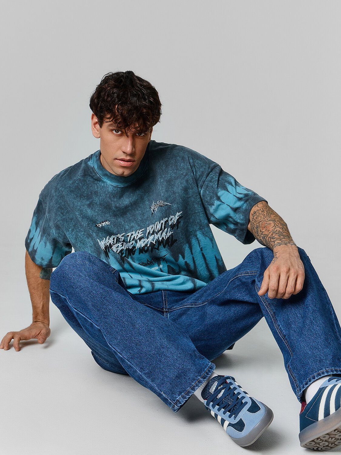 MARK FORMELLE Футболка 586894 111895 лазурный +печать