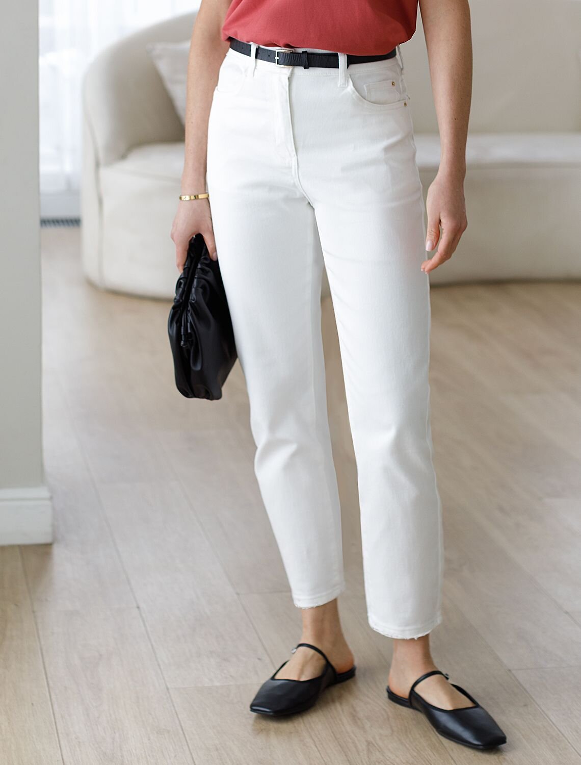 VILATTE Джинсы 586907 D54.324 белый