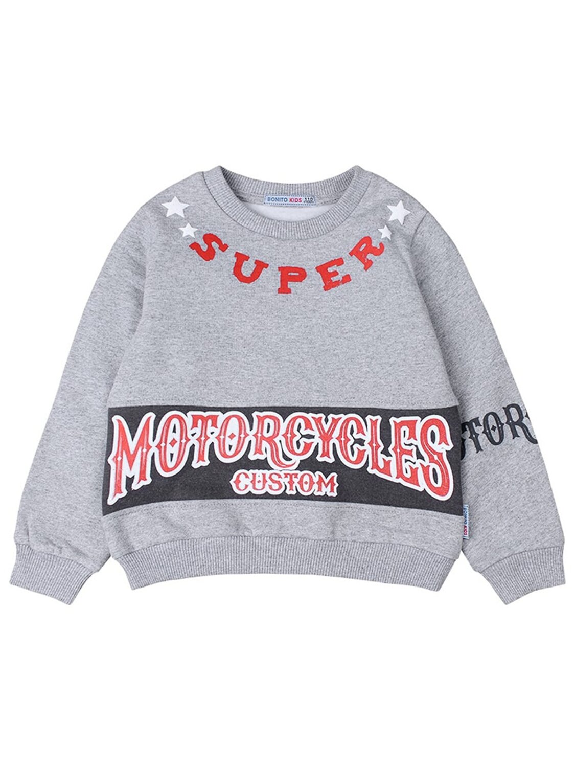 Bonito Джемпер 586934 BK1366DJ серый меланж