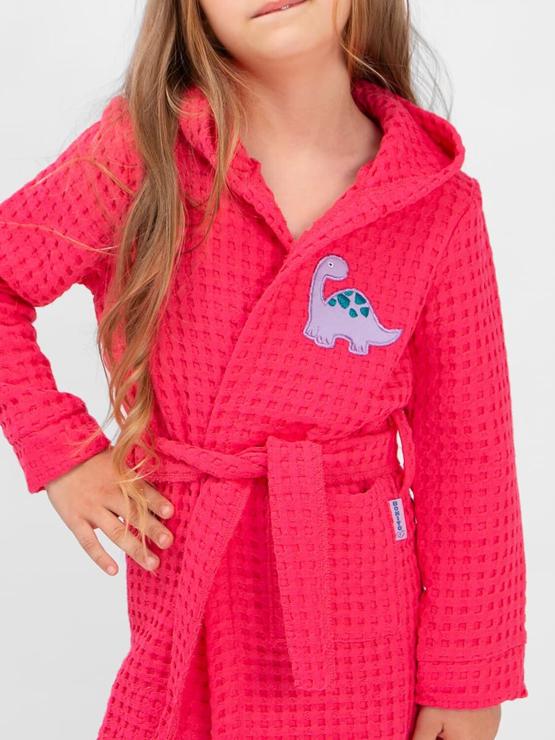 Bonito Халат 587046 BK6001Н малиновый