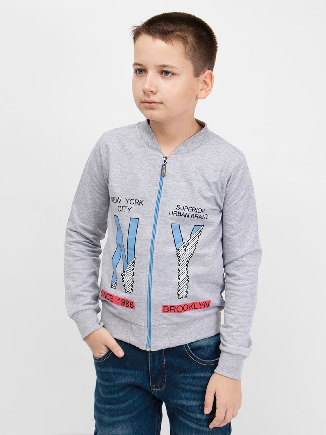 Bonito Бомбер 587055 BK1400B серый