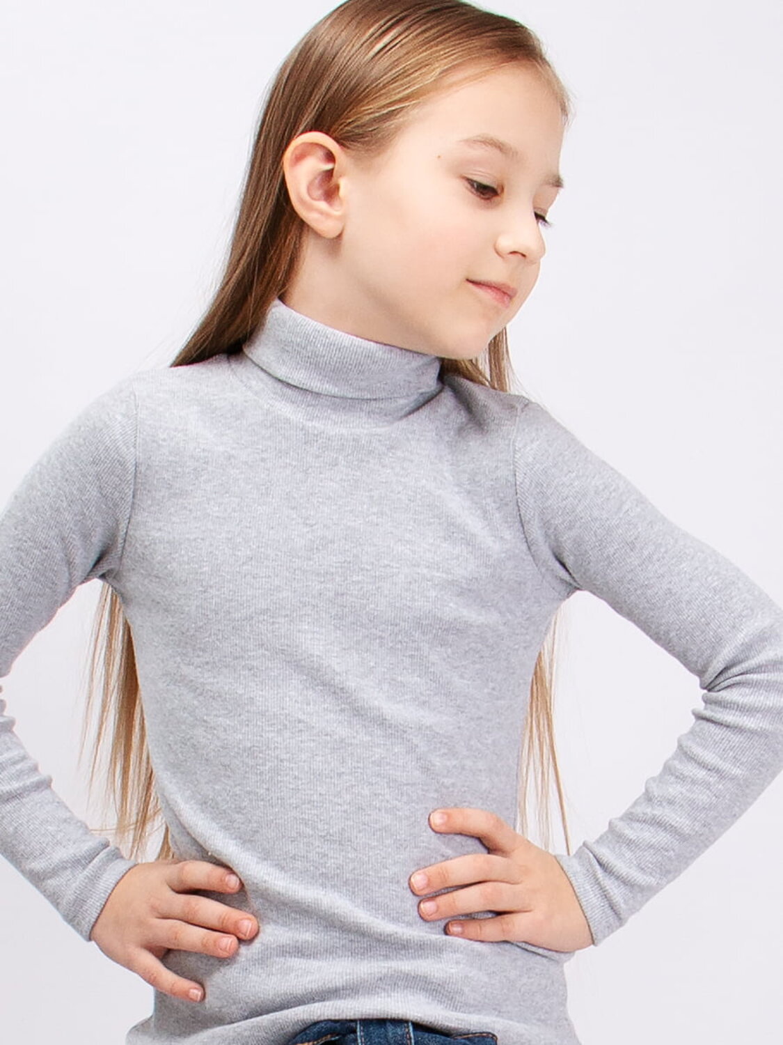 Bonito Водолазка 587099 BK0483V серый меланж