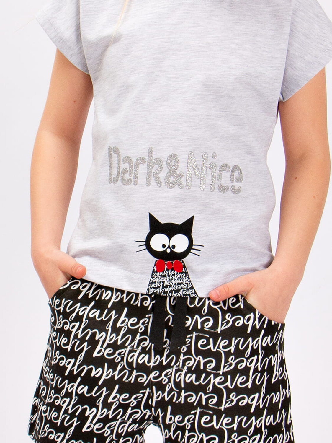 Bonito Комплект 587138 OP1454 серый меланж