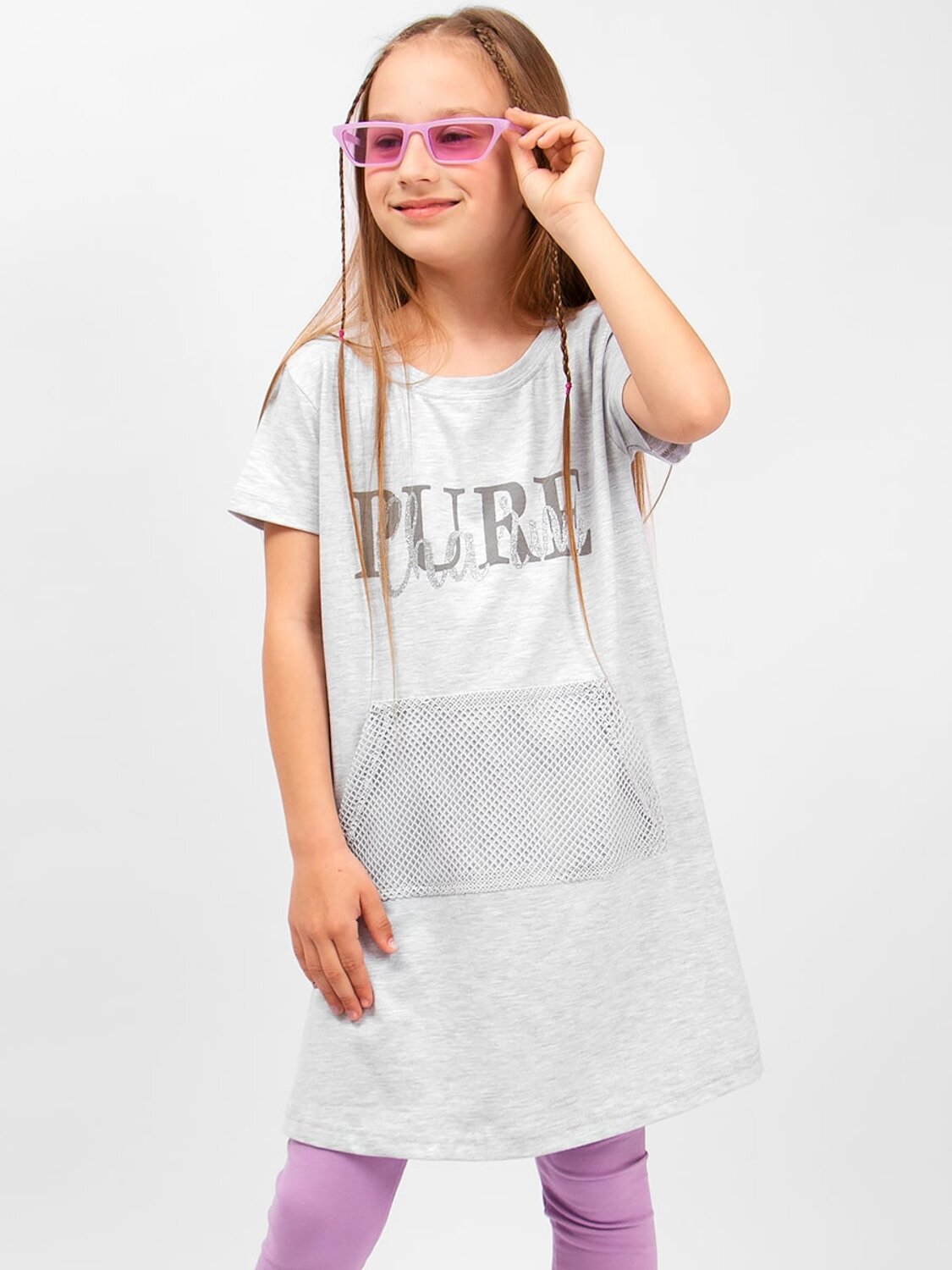 Bonito Туника 587146 OP1399 серый меланж