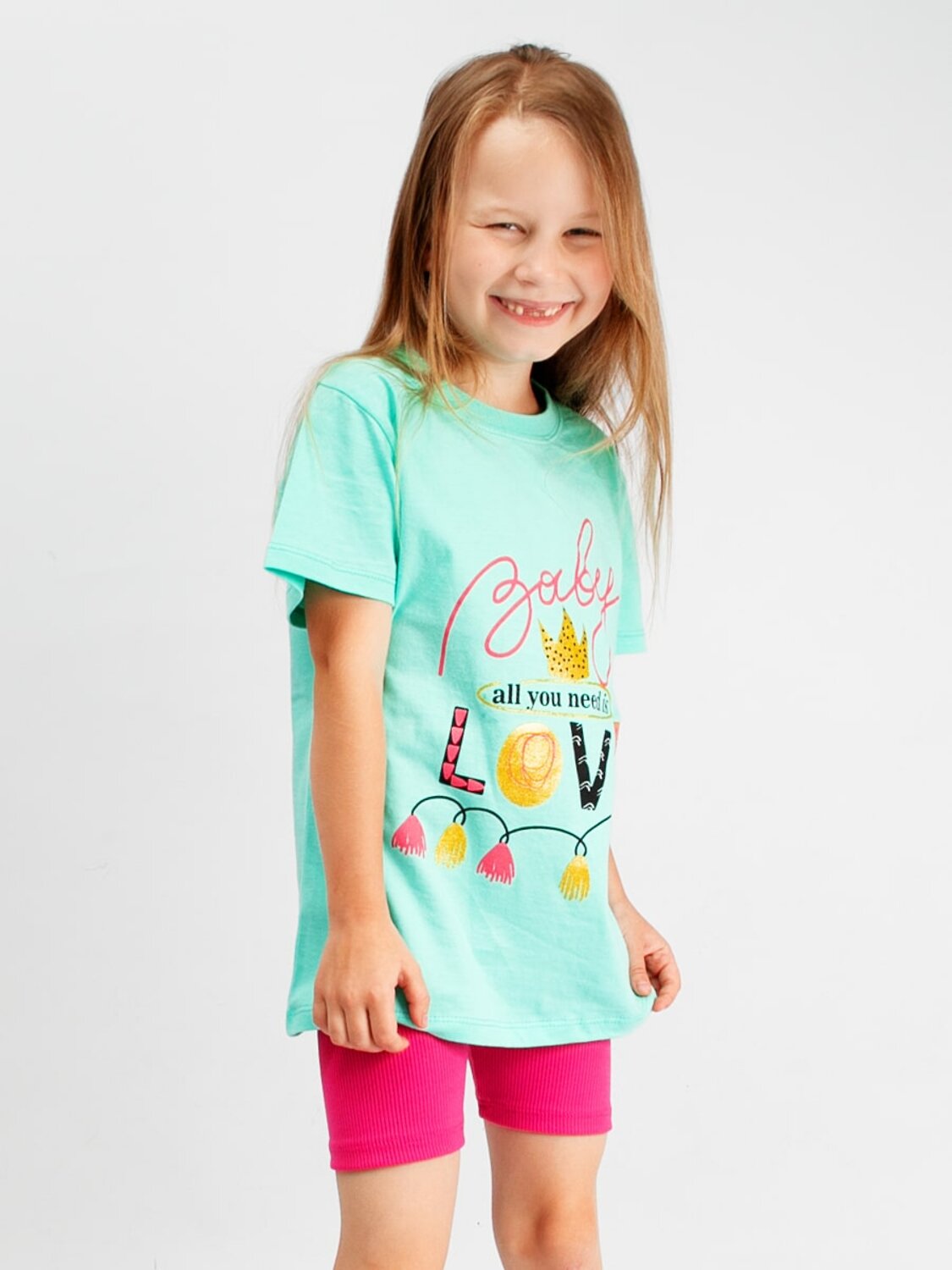 Bonito Футболка 587180 BK0002D-2 мятный-оранжевый