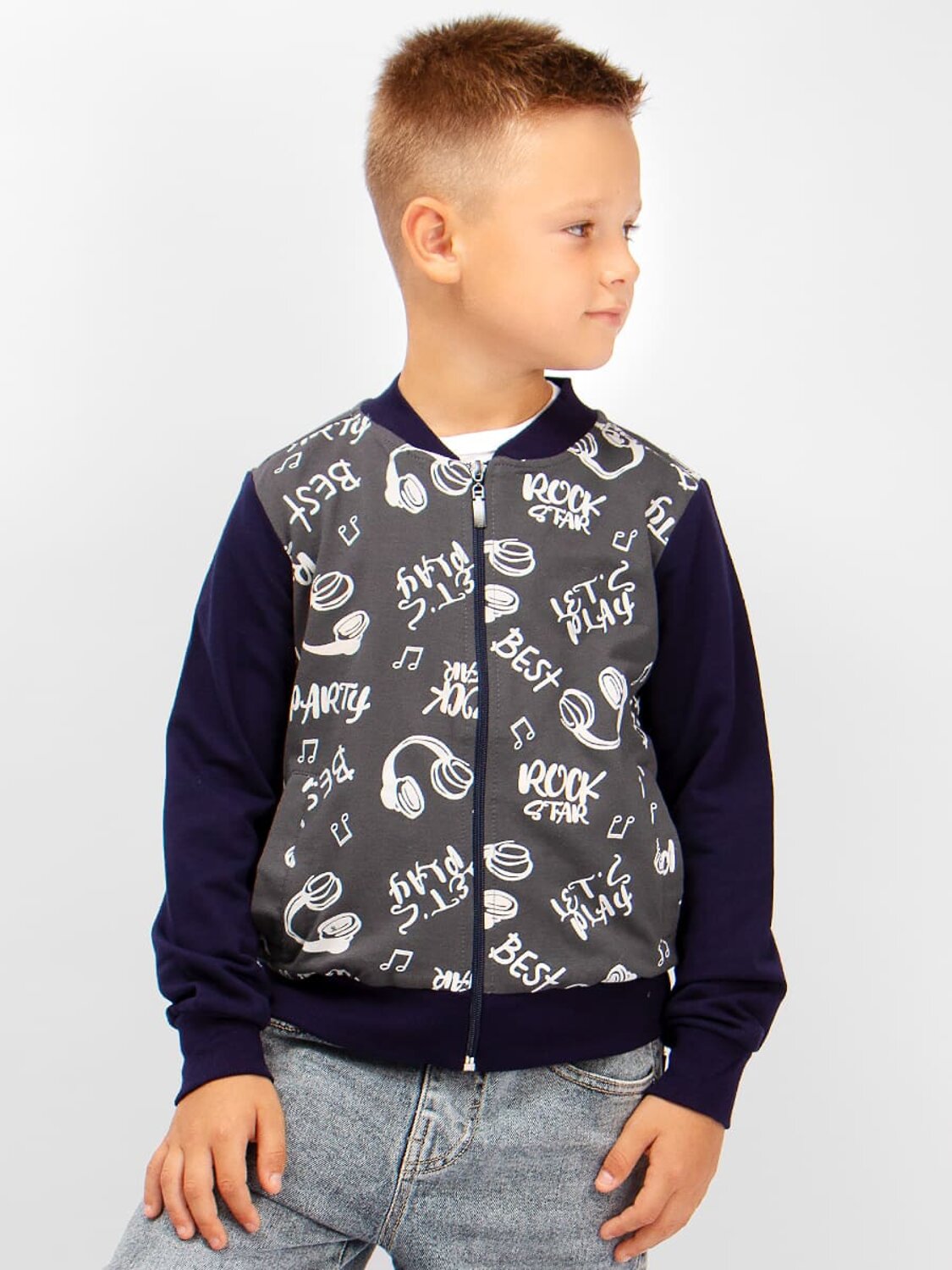 Bonito Бомбер 587197 BK1285B графитовый