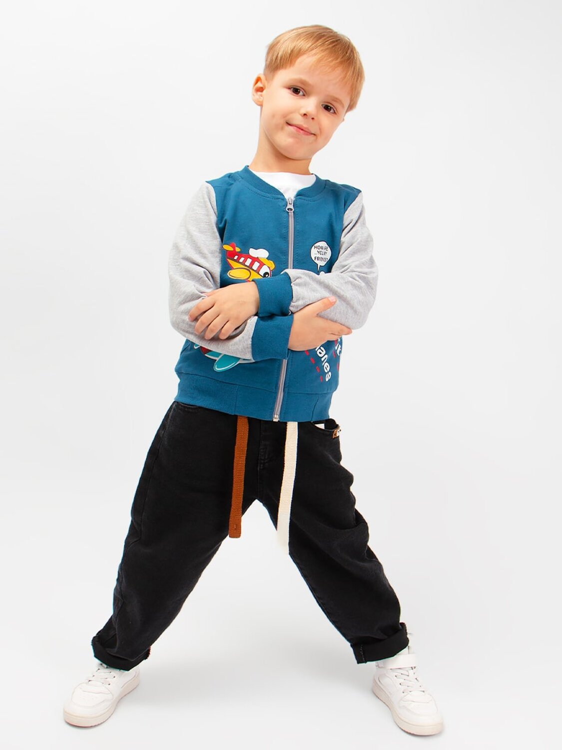 Bonito Бомбер 587211 BK1376BM джинсовый