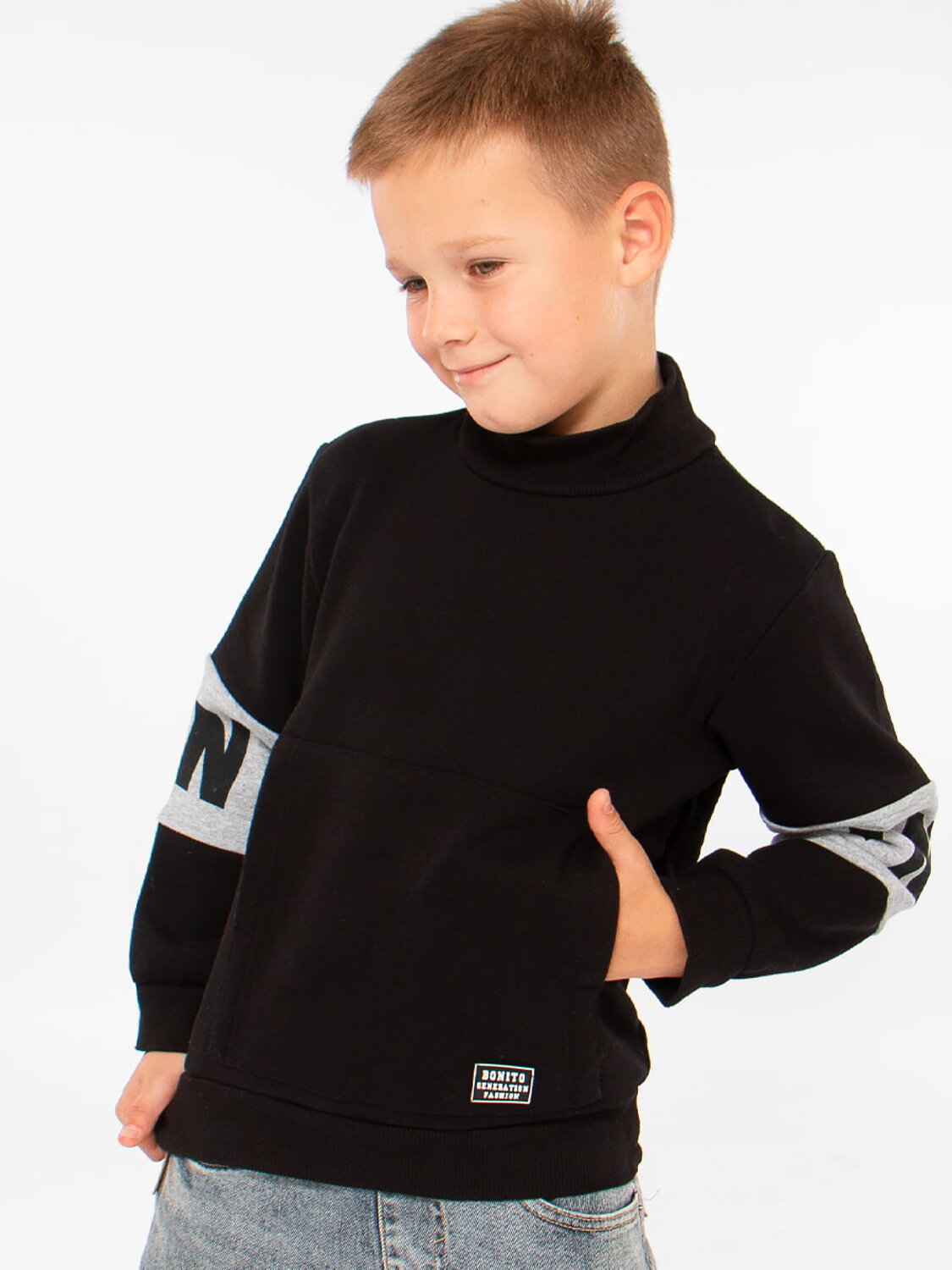 Bonito Толстовка 587236 BK1515T черный