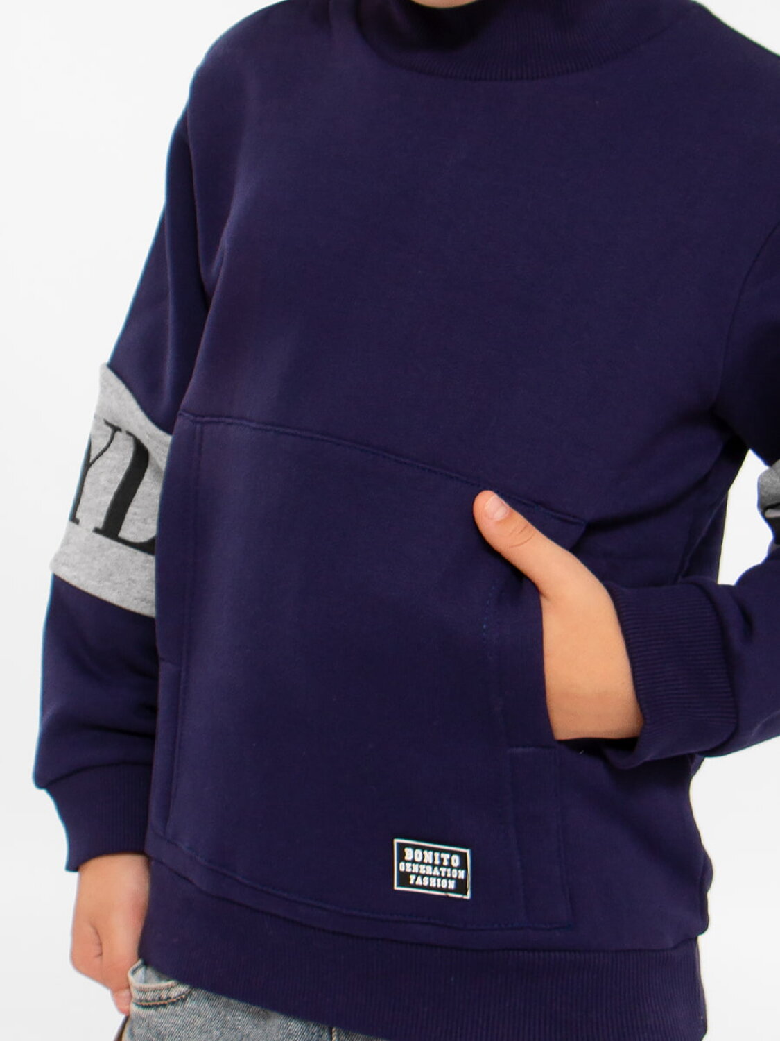 Bonito Толстовка 587237 BK1515T темно-синий