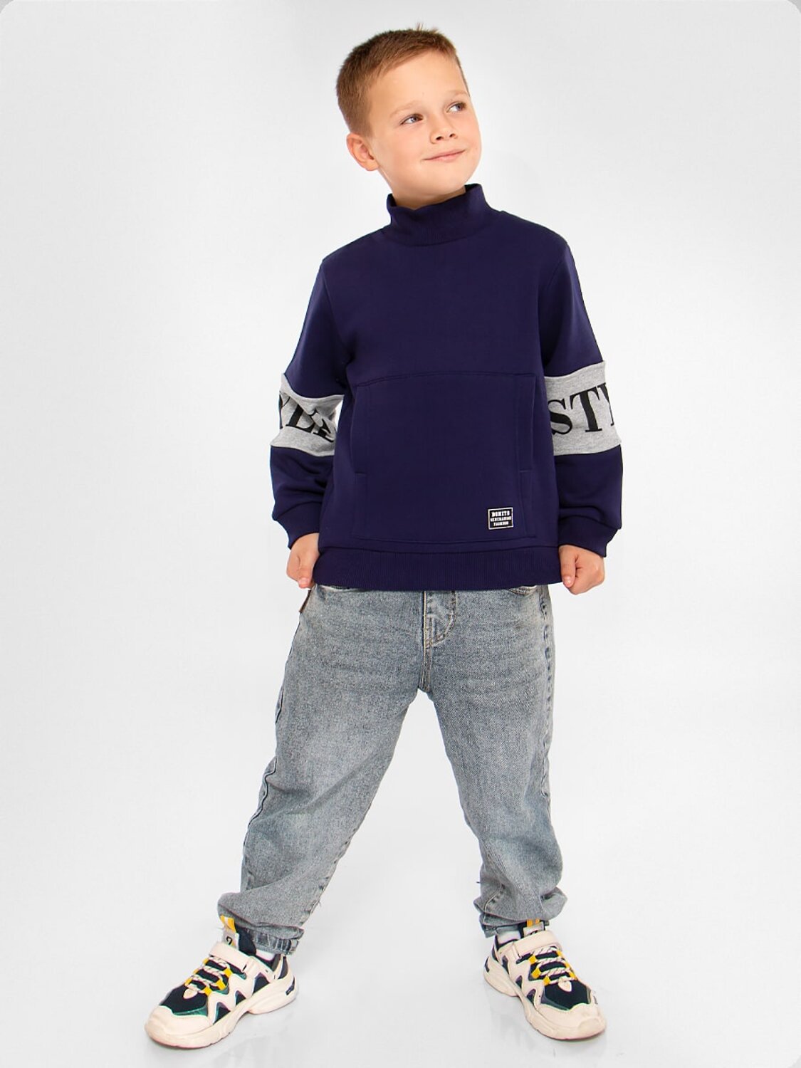 Bonito Толстовка 587237 BK1515T темно-синий