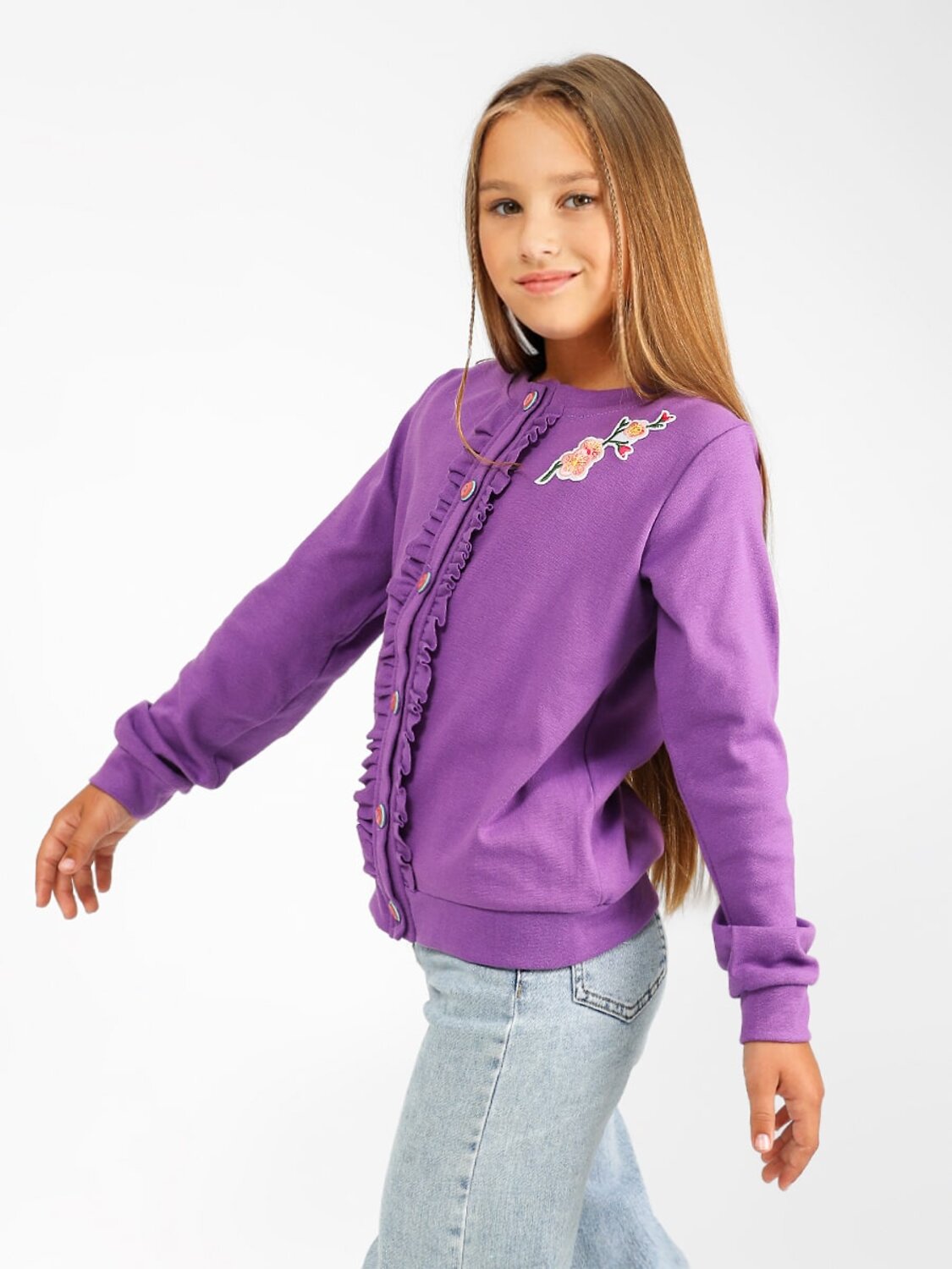 Bonito Кардиган 587316 BK0502K-BR фиолетовый