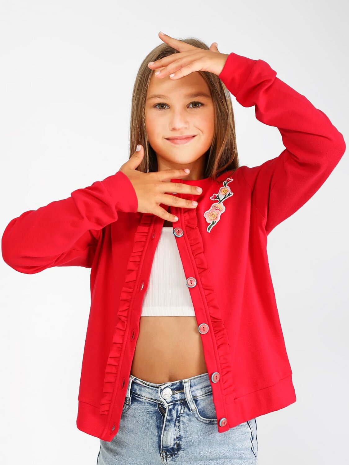 Bonito Кардиган 587317 BK0502K-BR малиновый