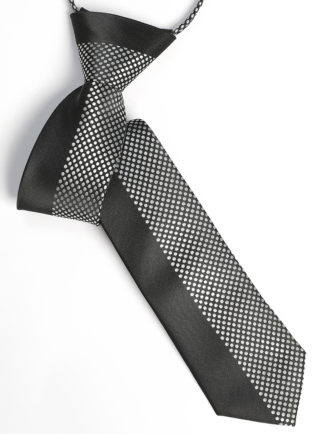 Соль&Перец Галстук 587324 SP305A черный-серый