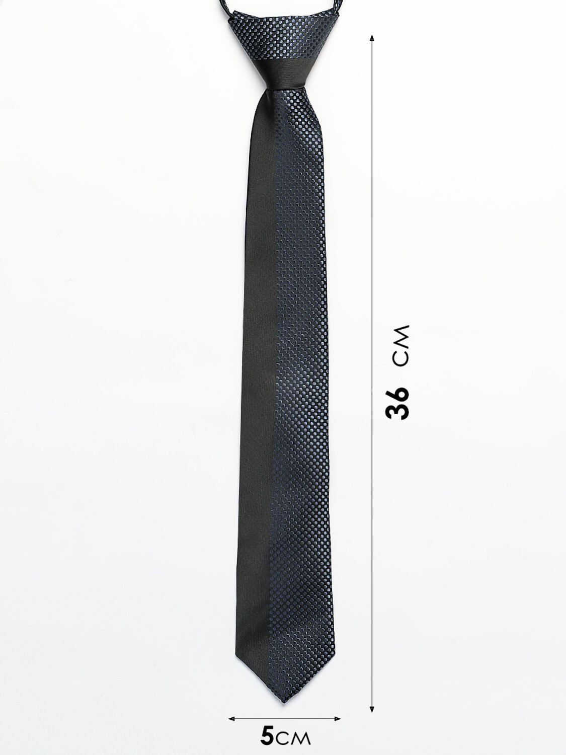 Соль&Перец Галстук 587325 SP305A черный-синий