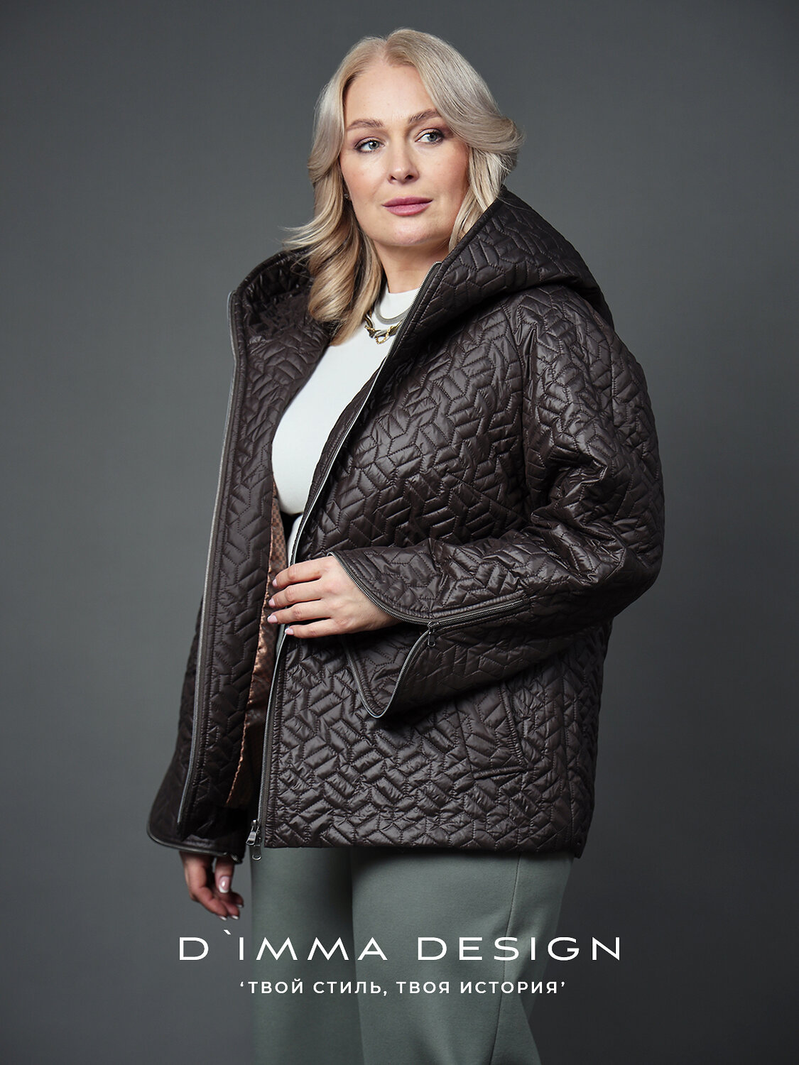 DIMMA Куртка 587335 2667 Темно-коричневый