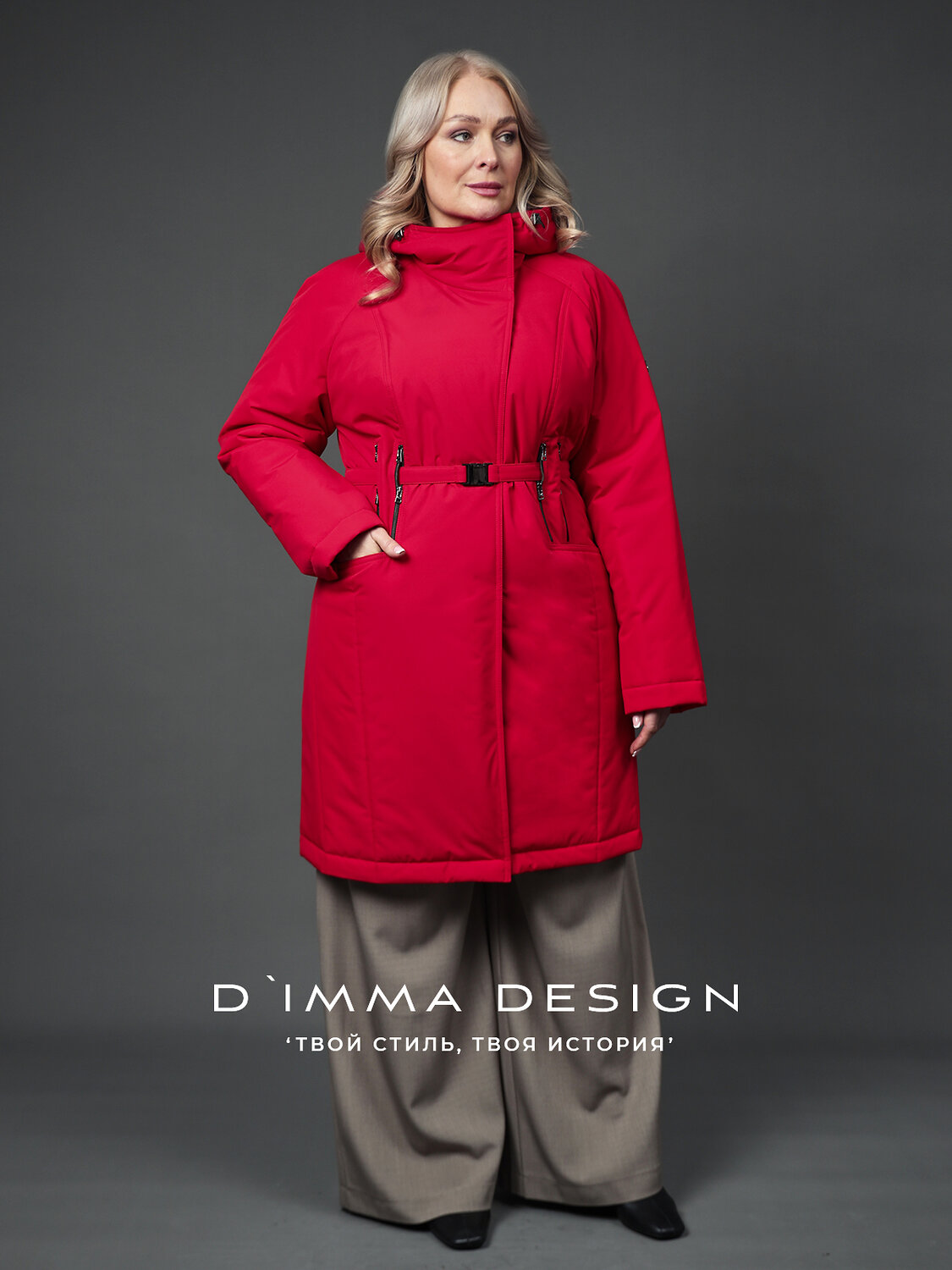 DIMMA Пальто 587340 2669 Красный