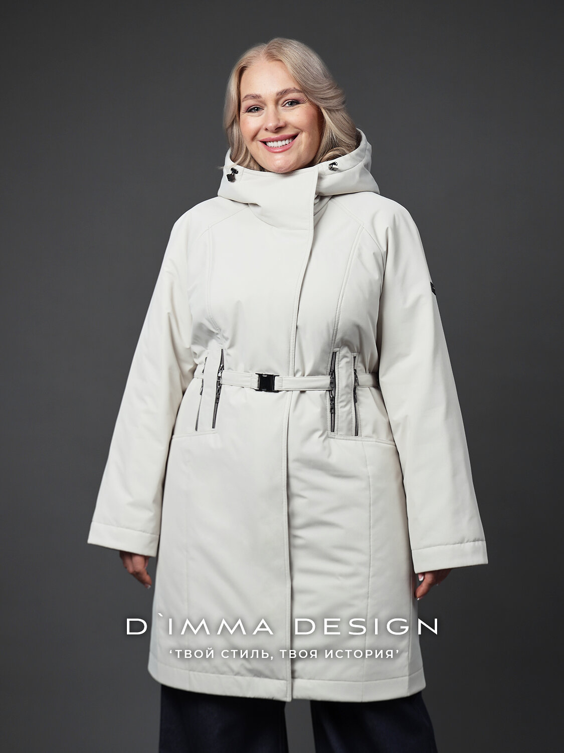 DIMMA Пальто 587342 2669 Слоновая кость