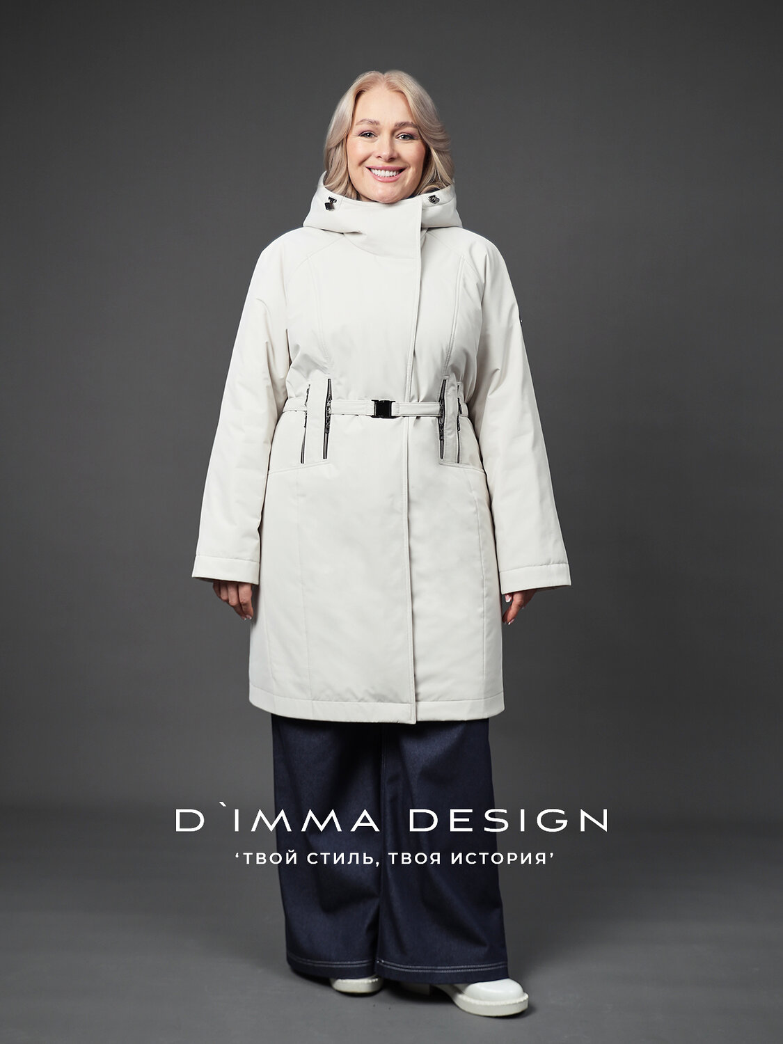 DIMMA Пальто 587342 2669 Слоновая кость