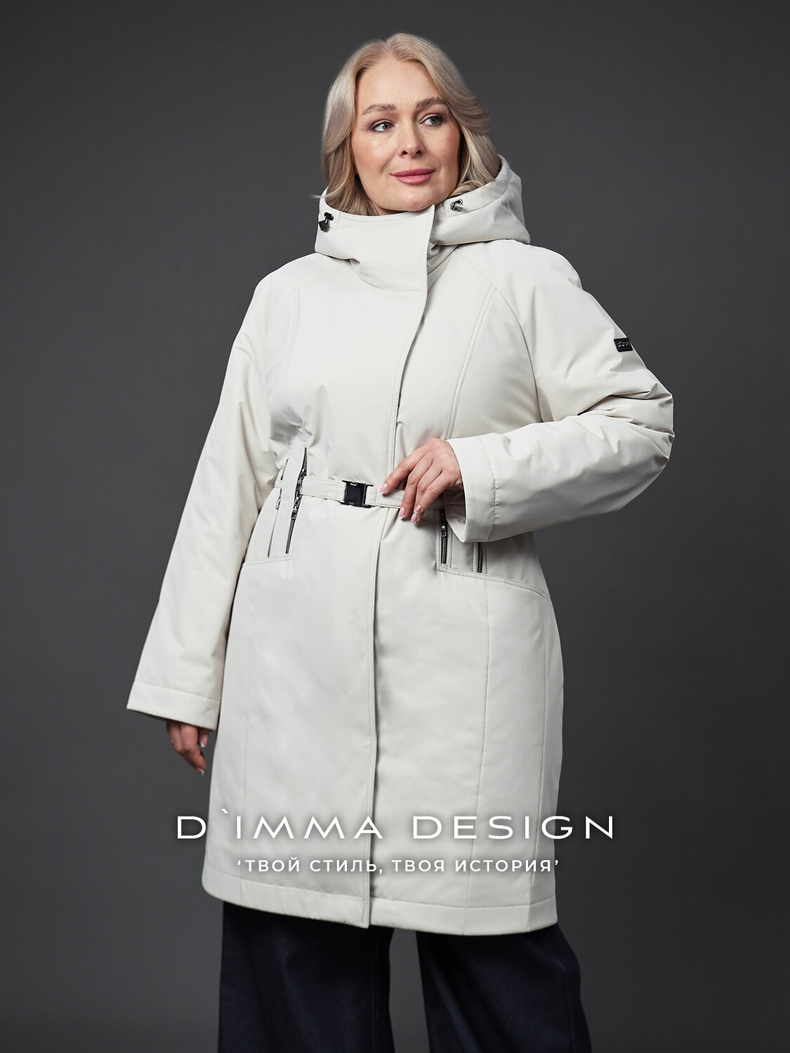 DIMMA Пальто 587342 2669 Слоновая кость