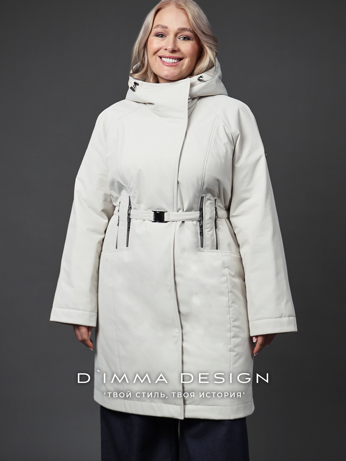 DIMMA Пальто 587342 2669 Слоновая кость