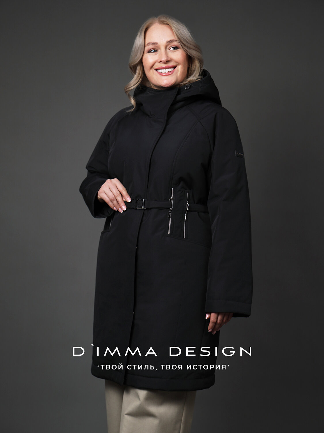 DIMMA Пальто 587345 2669 Черный