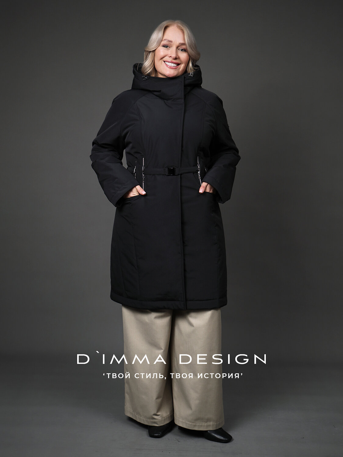 DIMMA Пальто 587345 2669 Черный