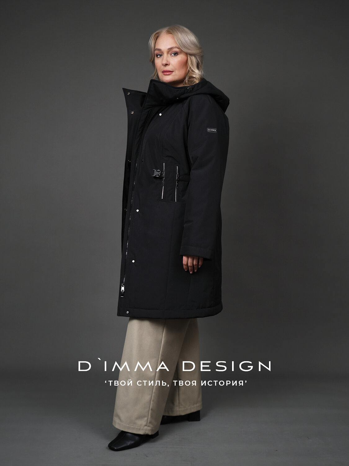 DIMMA Пальто 587345 2669 Черный