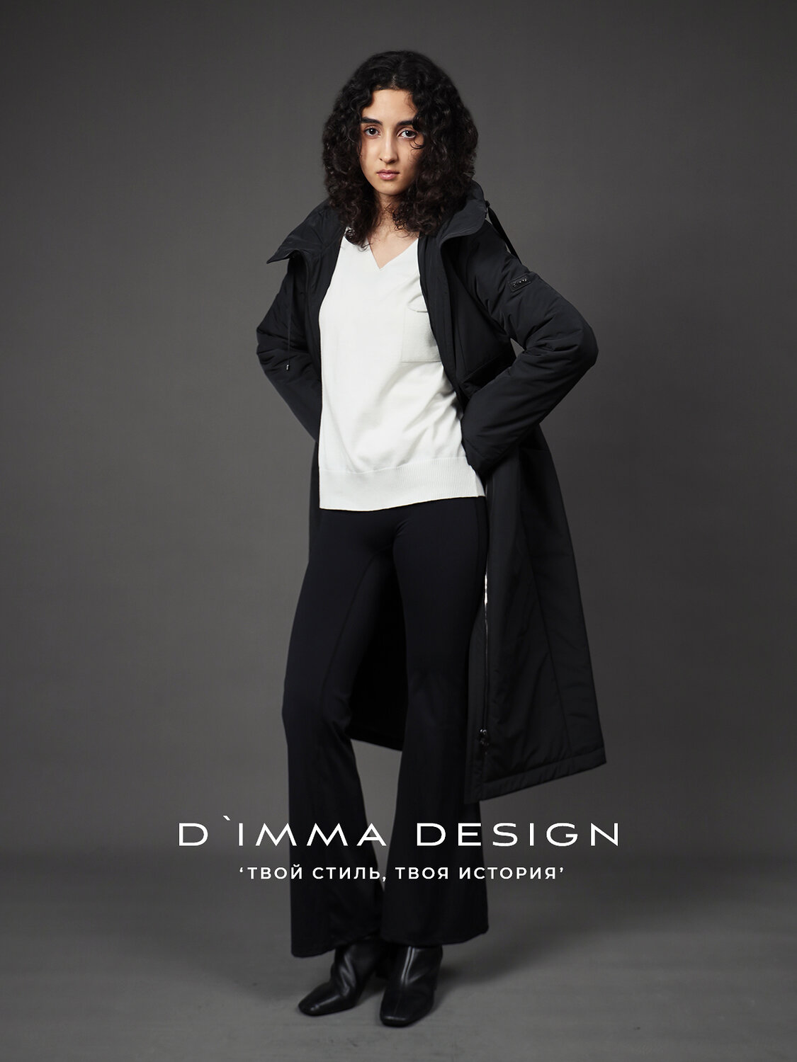 DIMMA Пальто 587346 2670 Черный