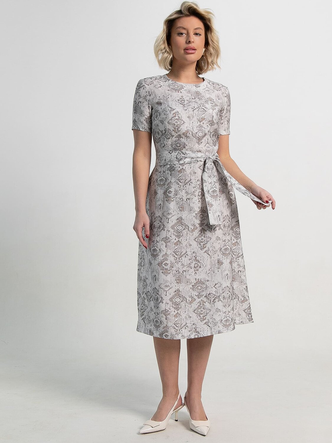 LT Collection Платье 587356 П15116-10М серый